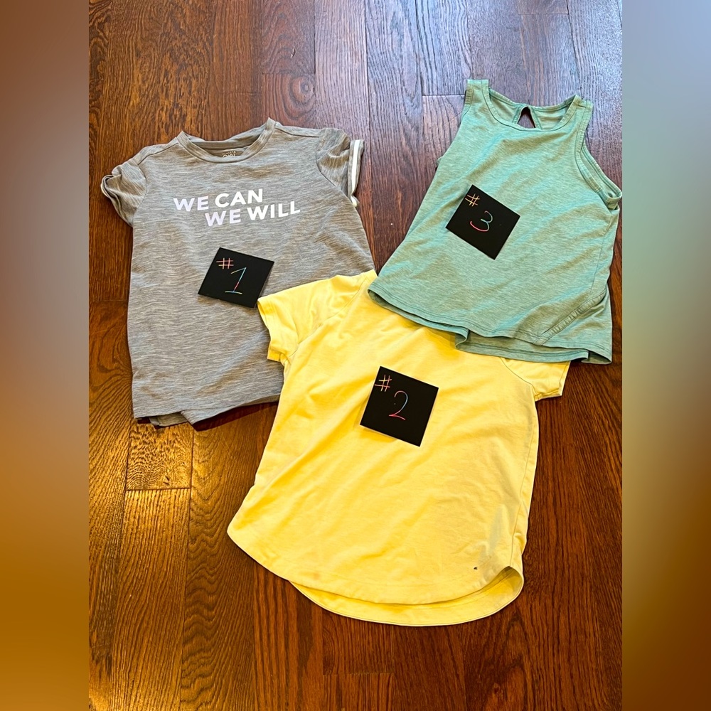 Athleta girls shirts